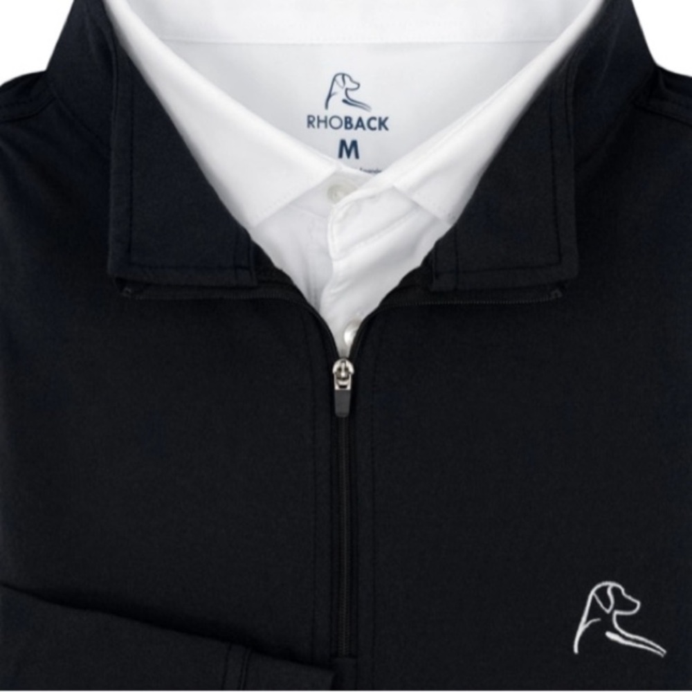 Rhoback Blue 1/4 Zip Pullover Medium